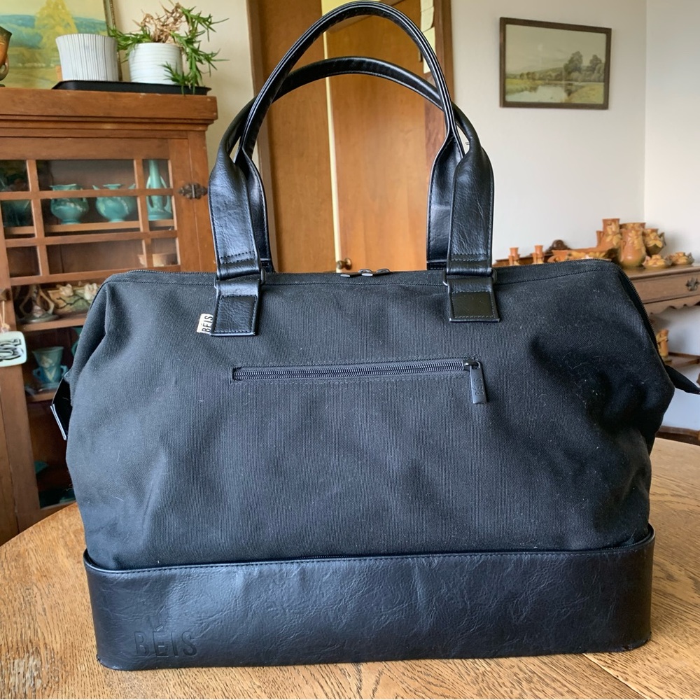 BEIS Black Weekender Bag